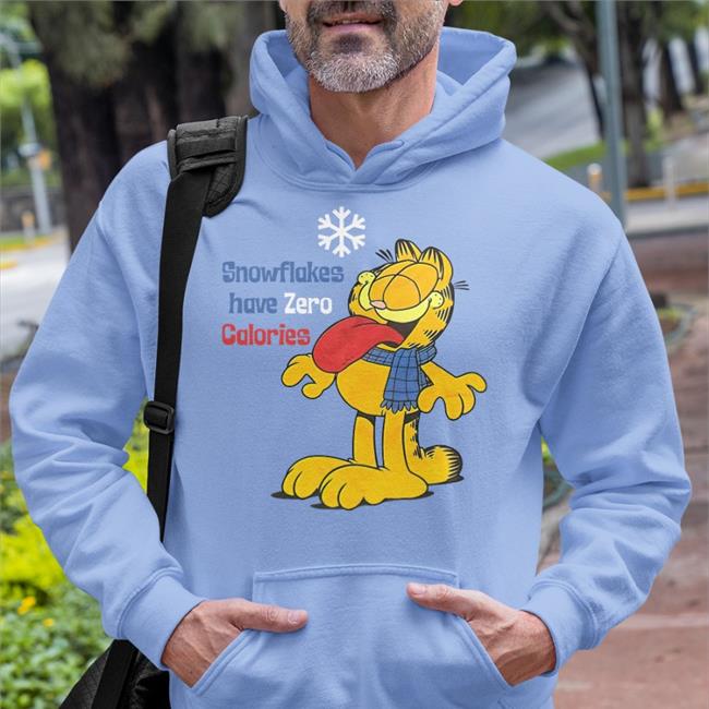 Beepboop1278 Garfield Snowflakes Have Zero Calories Shirts Edanonymemes