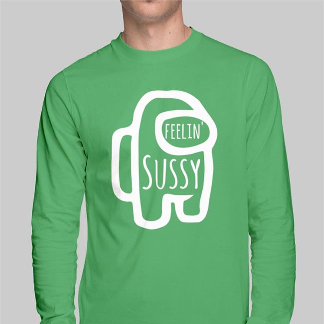 Gamer Crewmate Camiseta Impostor Feelin Sussy Hoodie