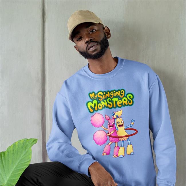 Pompom & Hoola Sweatshirt My Singing Monsters Pompom & Hoola Hoodie