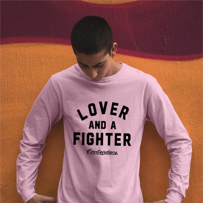 Justin Preece Lover And A Fighter T Shirt Grey Justin Preece Lover And A Fighter Hooded Sweatshirt Grey