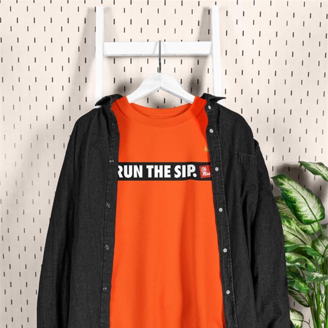 Run The Sip Ole Miss T Shirts Lane Kiffin Run The Sip T Shirts