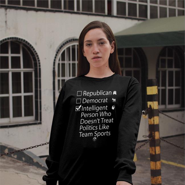We Are Change Republican Democrat Intelligent Person Who Politics Like Team Sport Sweatshirt Luke Rudkowski