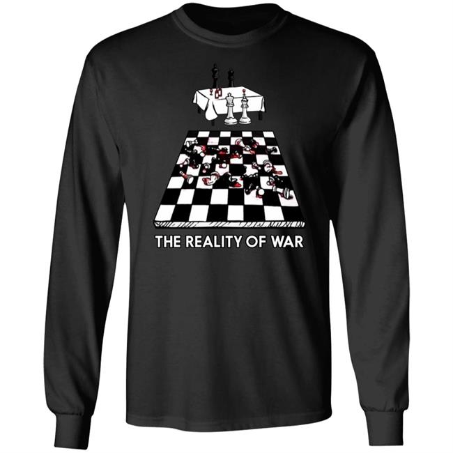 Luke Rudkowski Real Life Chess Shirt The Reality Of War Long Sleeve T Shirt Wearechange Merch