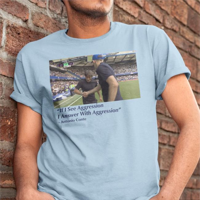 Dave Portnoy Barstoolsports Store If I See Aggression I Answer With Aggression Shirt