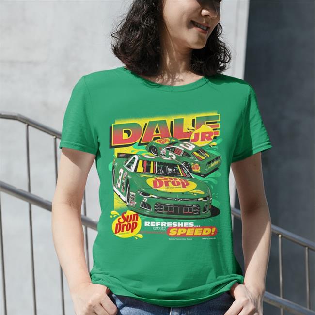 Dale Earnhardt Jr. Sun Drop Car One-Spot Hoodie
