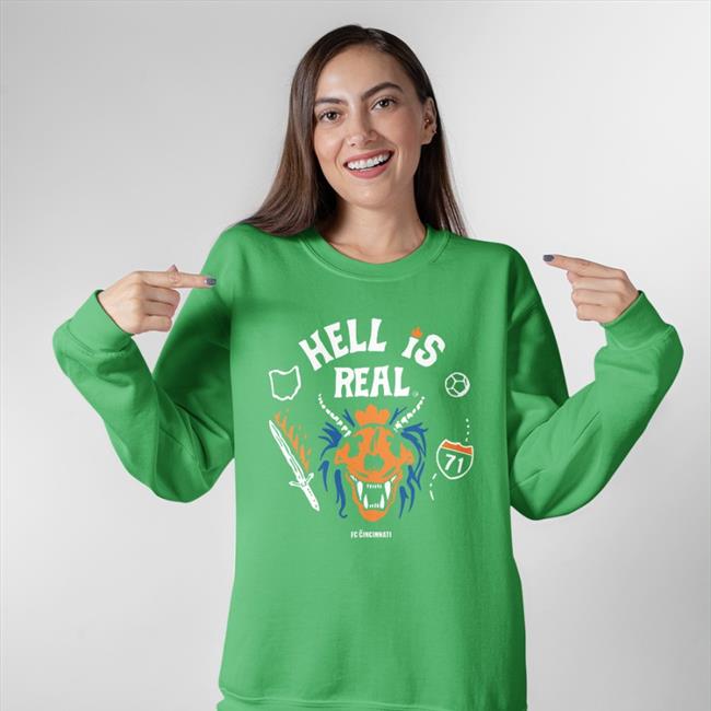 Hell Is Real Hoodie Hell Is Real Shirts Cincyshirts Store