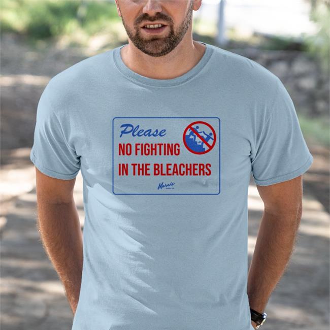 Morale Supplyco Merch Dom Frederic Please No Fighting In The Bleachers Shirt