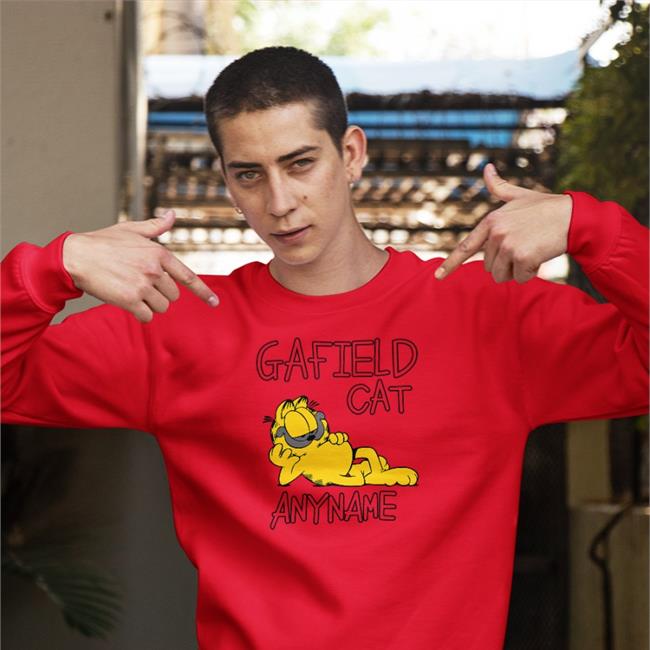 Gafield Cat Anyname Tee Shirt Poorly Translated Shirts
