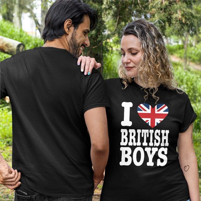 I Love British Boys Sweatshirt Tarayummy I Love British Boys Hoodie Sweatshirt