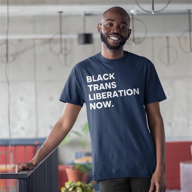 Black Trans Liberty Now Tee