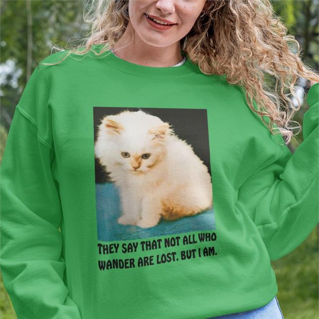 Thegoodshirts Merch They Say That Not All Who Wander Are Lost But I Am T Shirt Thegoodshirts Merch They Say That Not All Who Wander Are Lost But I Am Hoodie