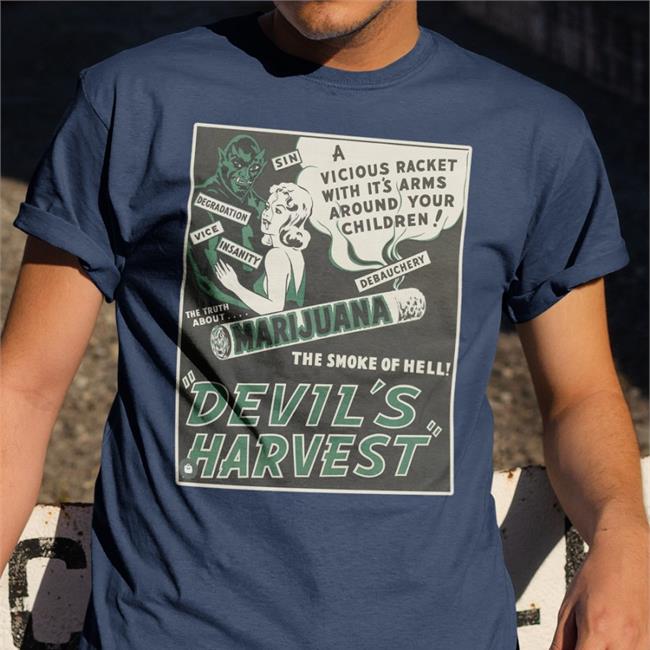 Devil's Harvest A Vicious Racket With It's Arms Around Your Children Marijuana Hoodie Yung_Lacanian