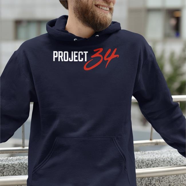 Hoodiealonso Project 34 Shirt Eduardo Escobar Wearing Project 34 Tee In Cincinnati
