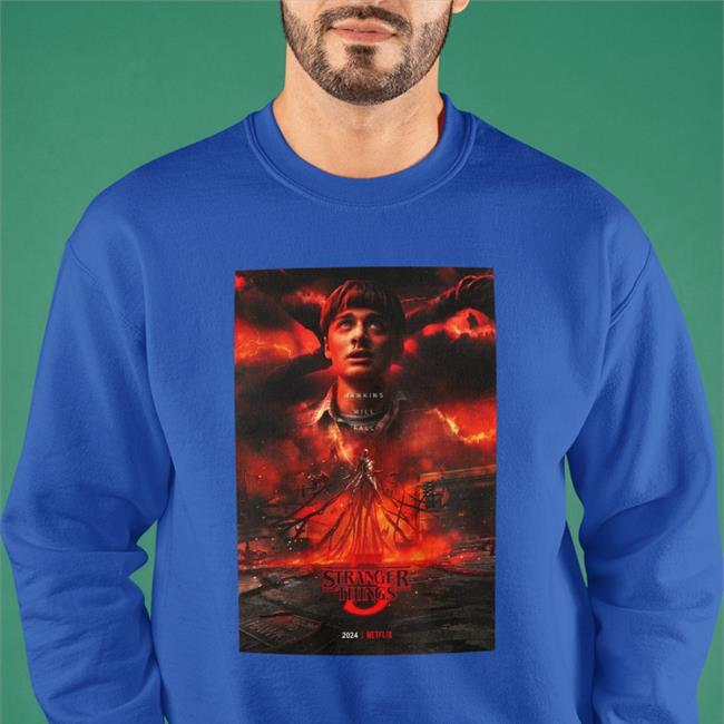 Stranger Things 4 Hawkins Will Fall Stranger Things Tee Shirt