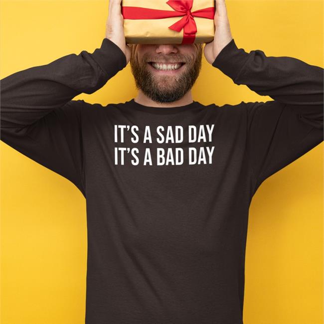 Jersey Jerry It's A Sad Day It's A Bad Day Hoodie Barstool Sports Store Sad Day Bad Day T Shirts
