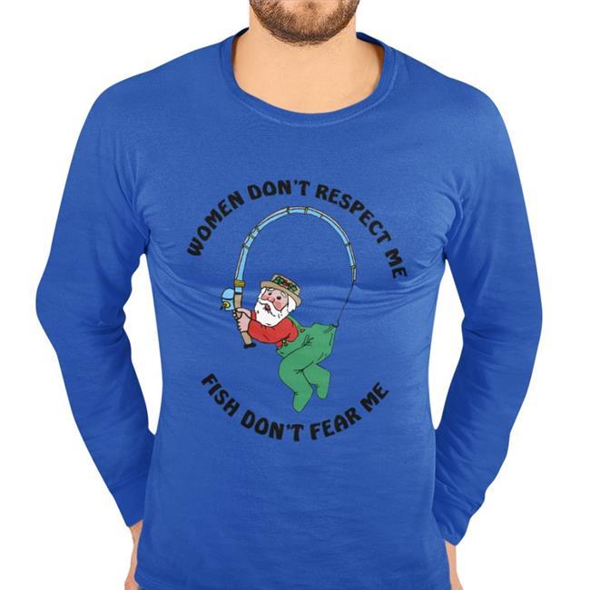 Thegoodshirts Store Women Don't Respect Me Fish Don't Fear Me Shirts Goodshirts