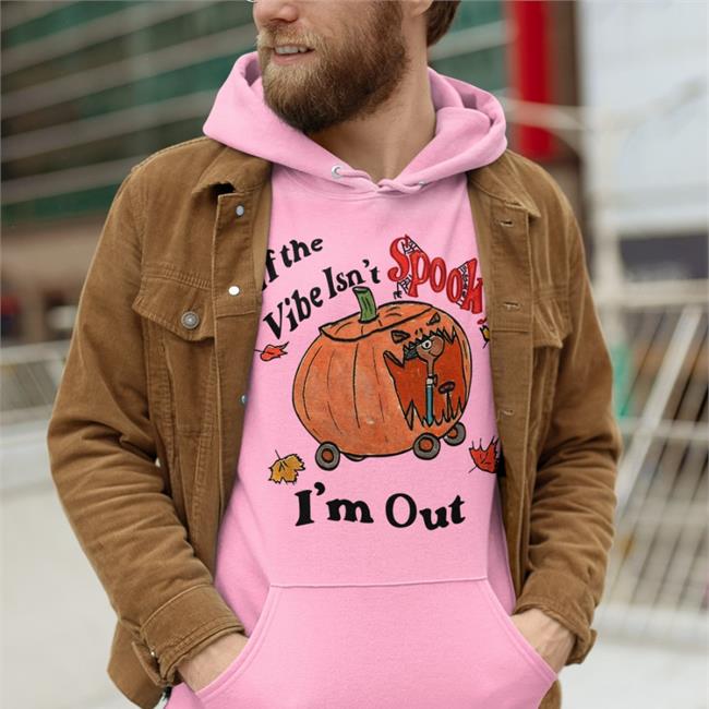 If The Vibe Isn't Spooky I'm Out Hooded Sweatshirt Jmcgg