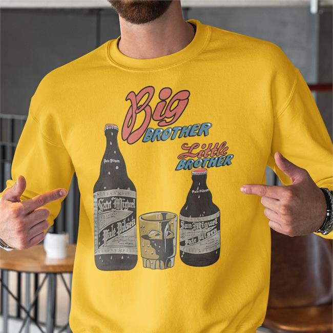 Big Brother Little Brother Wine Shirt