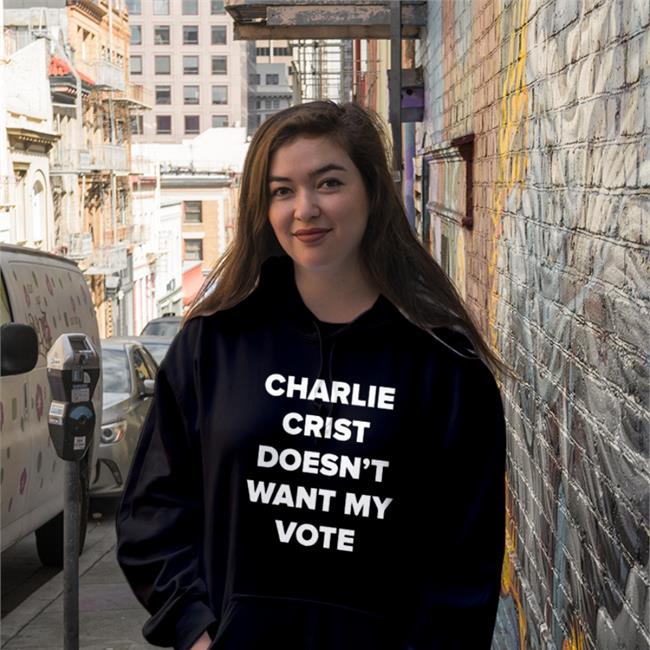 Charlie Crist Doesn't Want My Vote Funny T Shirt Black