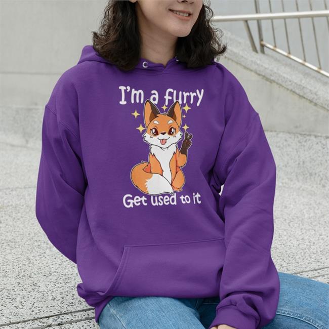Weird Thrift Store Shirts I'm A Furry Get Used To It T-Shirt Strangethrift