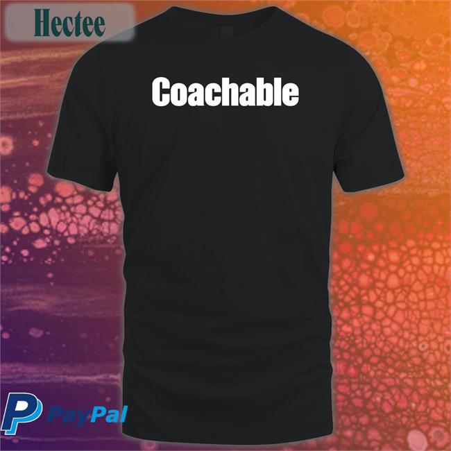 Coachable T Shirt Matt Lisle