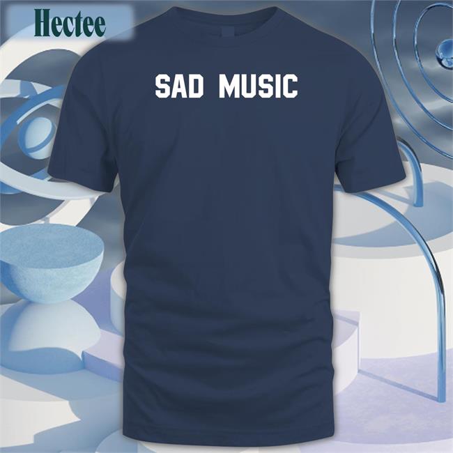 Sad Music Long Sleeve T Shirt Deathcabforcutie