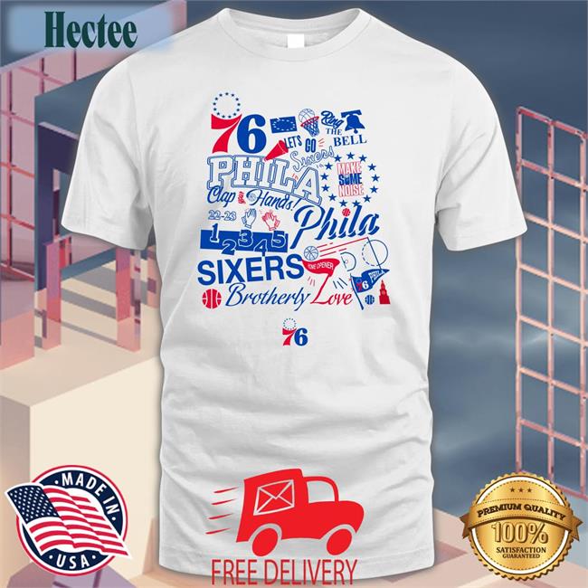 76 Phila ClapYour Hand Ring The Bell Make Some Noise Sixers Brotherly Shirt Philadelphia 76Ers