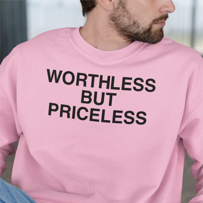 White Worthless But Priceless Shirt One Piece Netflix Fan