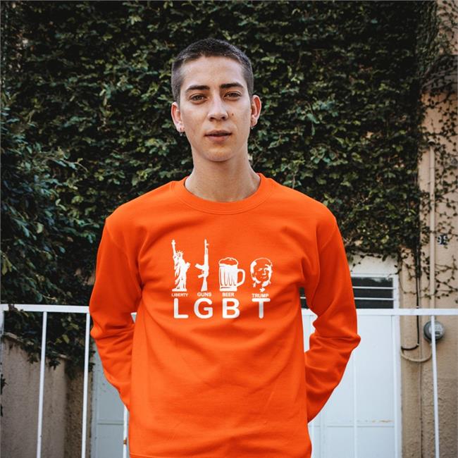 Not Obamas Cousin Lgbt Liberty Guns Beer Strump Shirts