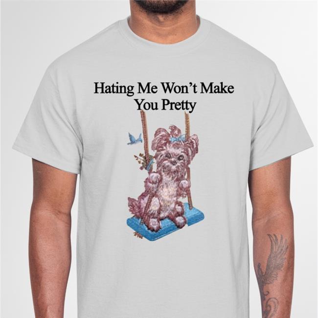 Hating Me Won't Make You Pretty In Butter Hoodie Yellow