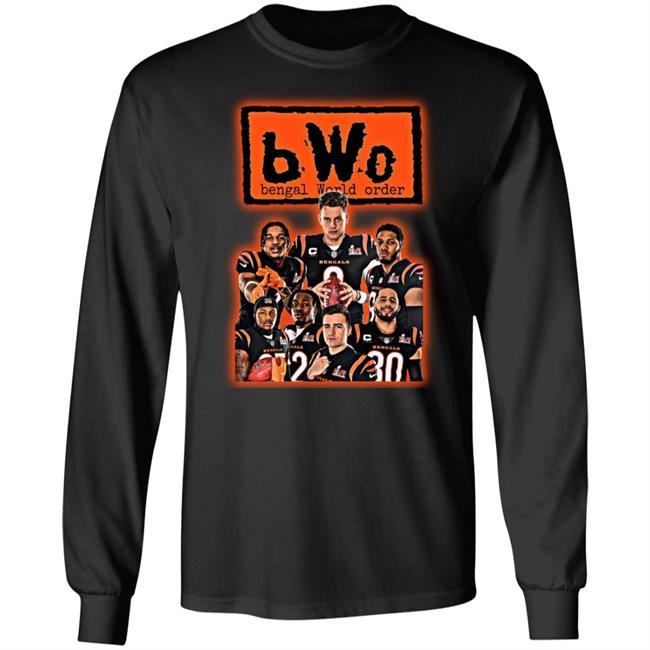 bWo Bengal World Order Shirt Cincinnati Sports With Strawberry Ice