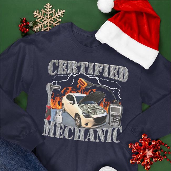 Hard Shirts Store Certified Mechanic Shirt