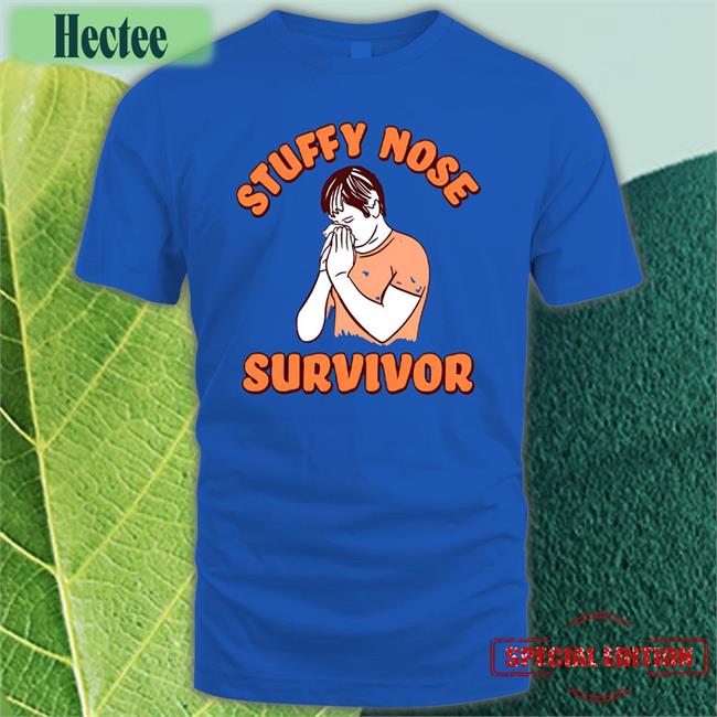 Trashcan Paul Stuffy Nose Survivor Tee Shirt