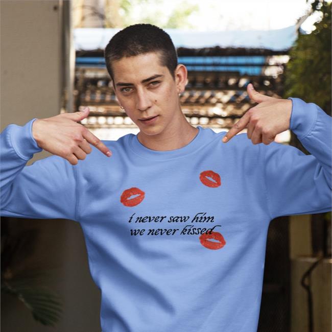 Sabrina Carpenter Shop I Never Saw Him We Never Kissed Hoodie
