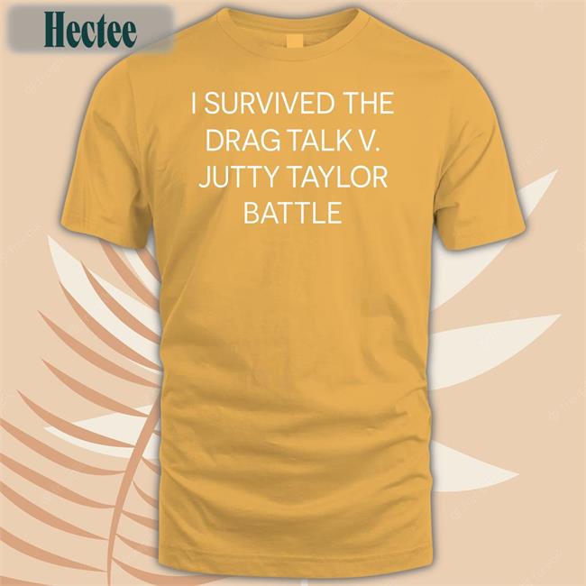 Lizzie I Survived The Drag Talk V. Jutty Taylor Battle Hooded Sweatshirt Ghoulettt