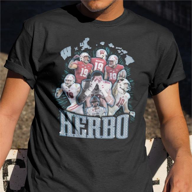 Wisconsin Badgers Football Herbo New Shirt Nick Herbig