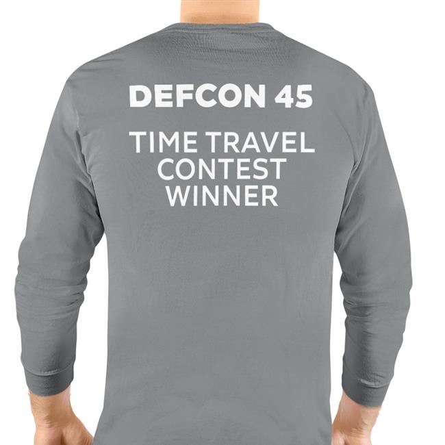 Def Con Defcon 45 Time Travel Contest Winner T Shirt Def Con Defcon 45 Time Travel Contest Winner Hoodie Sweatshirt