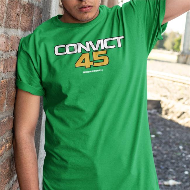Convict 45 Shirt Meidastouch Merch Navy