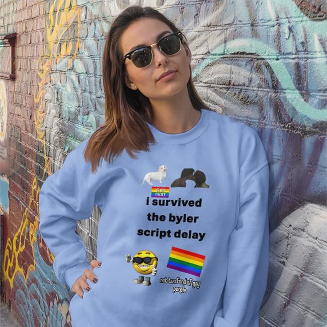 I Survived The Byler Script Delay Shirt Gay Test Loveubyler Loveubyler I Survived The Byler Script Delay Shirt Gay Test