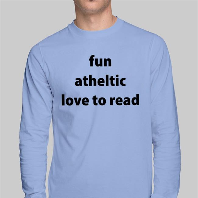 Fun Atheltic Love To Read T Shirts