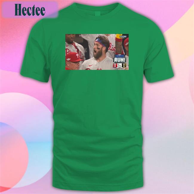 Bryce Harper’S Reaction Shirt Philadelphia Phillies Schwarbs Demolished That Baseball