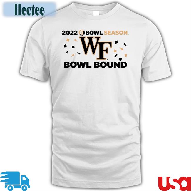 Wake Forest Football 2022 Bowl Season Wf Bowl Bound Shirt
