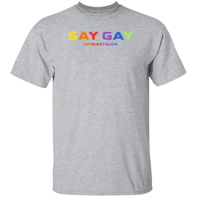 Say Gay Meidastouch Shirt Meidastouch Store Texas Paul