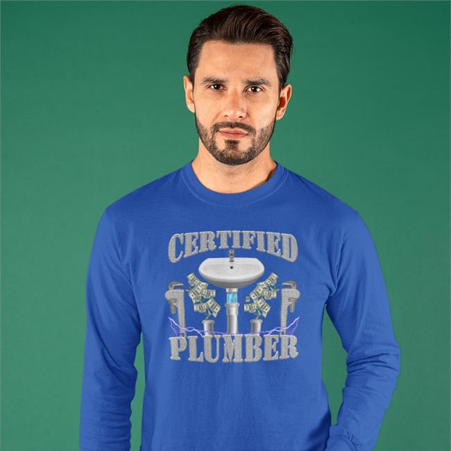 Hardshirts Merch Certified Plumber Sweatshirt Hardshirts777