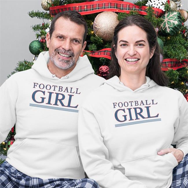 Football Girl Hoodie Sweatshirt
