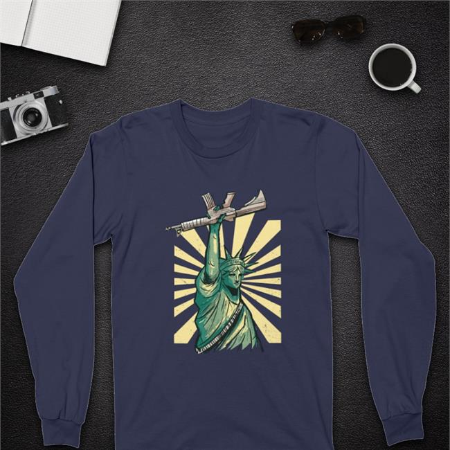 Kurt Schlichter Statue Of Liberty With Ar-15 Tee