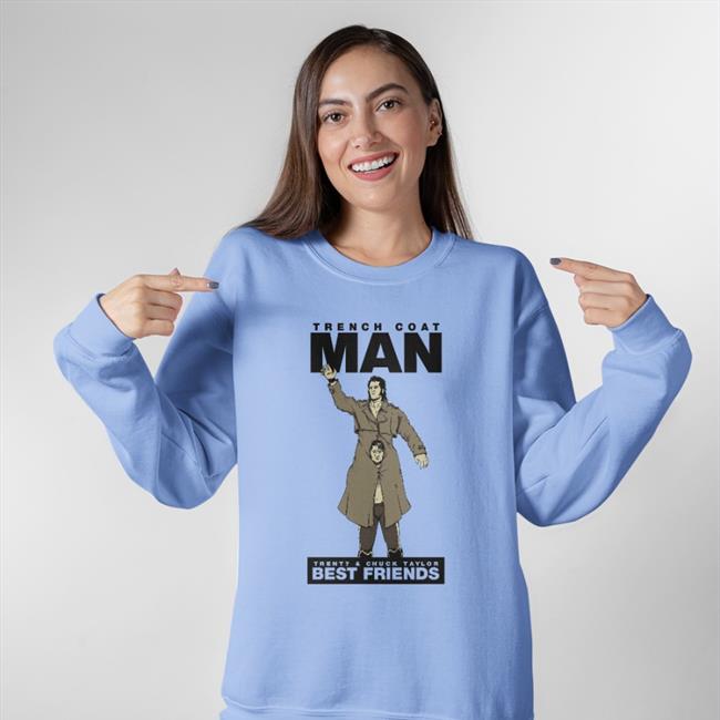 Trench Coat Man Hoodie