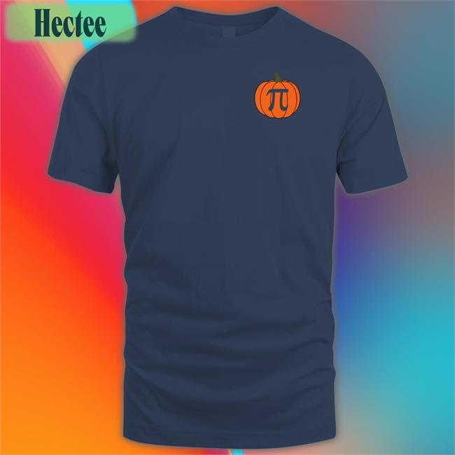 Obvious Shirts Pumpkin Pi Long Sleeve Tee Shirt