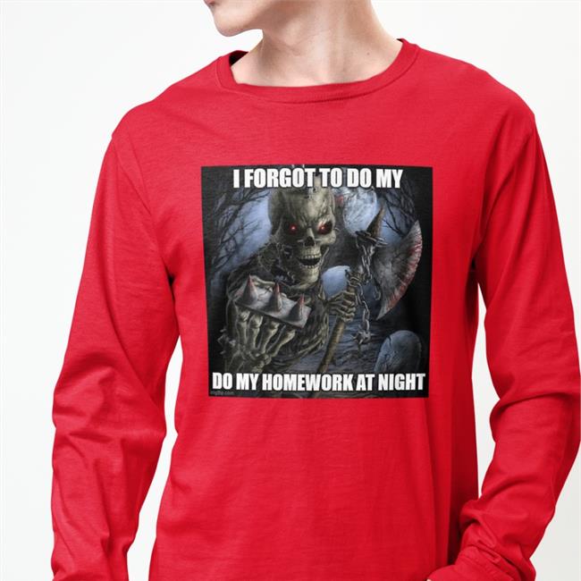 Jesse Pinkman I Forgot To Do My Do My Homework At Night Hoodie Sweatshirt