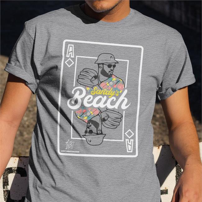 Sandy’S Beach Exclusive Shirt Sandy’S Beach Shirt Exclusive Sandy Alcantara T-Shirt Miami Marlins